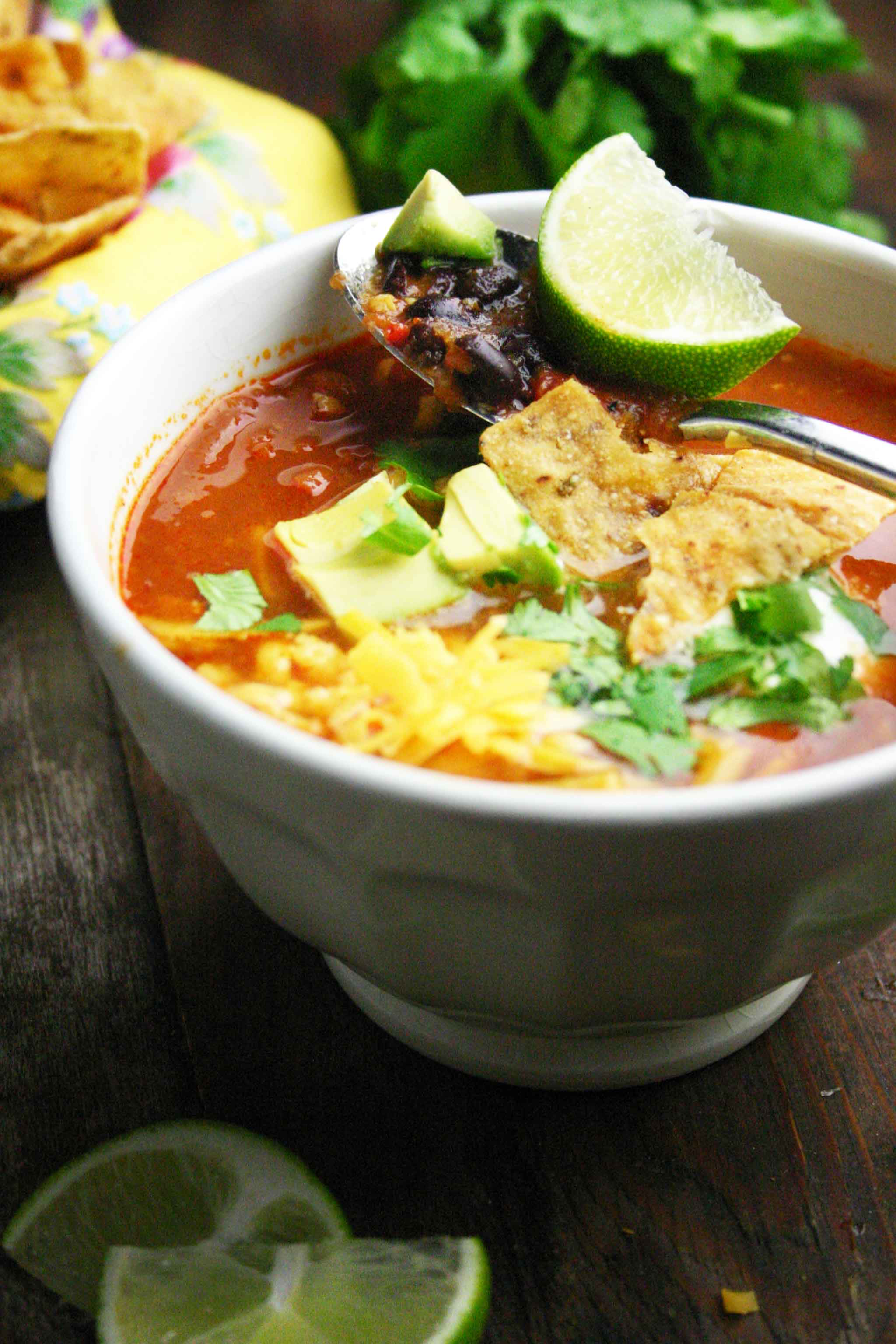 Mexicaanse tortilla soep